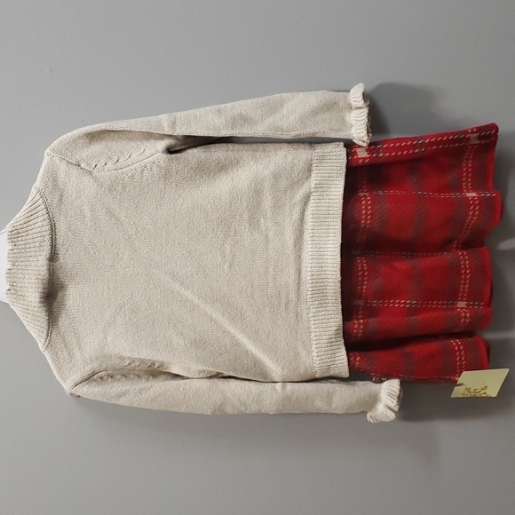 Cynthia Rowley NWT Holiday Sweater and Skirt Set with Bonus Headband - Picture 6 of 9